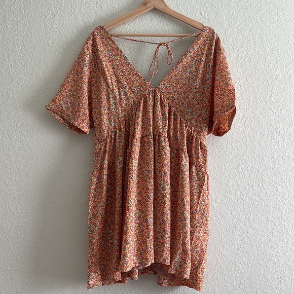 Petal & Pup floral fall multi color dress - Picture 7 of 9